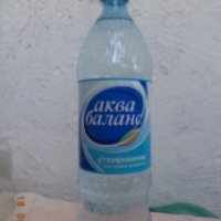 Вода питьевая газированная артезианская "Аква Баланс"