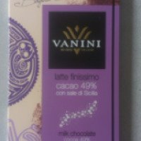 Шоколад Vanini "Молочный" с сицилийской солью 49% какао