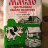 Масло крестьянское сладко-сливочное Курское молоко