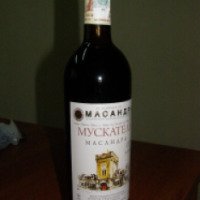 Вино ординарное крепленое десертное Масандра "Мускатель" чорный