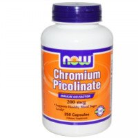 БАД Now Foods "Chromium Picolinate"