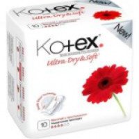 Прокладки Kotex Ultra Dry&soft Normal с крылышками
