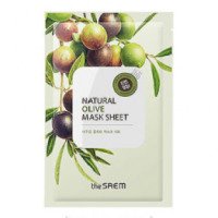 Маска тканевая для лица The Saem Natural Olive Mask Sheet