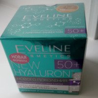Крем-концентрат с лифтинг эффектом Eveline Cosmetics 50+ New Hyaluron дневной и ночной SPF8