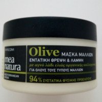 Маска FARCOM Mea Natura Olive для интенсивного ухода за волосами мгновенного действия