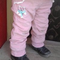 Утепленные штанишки для девочки MM Dadak
