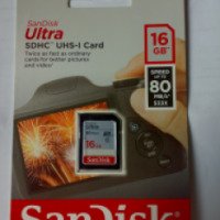 Карта памяти SanDisk Ultra SDHC Class 10 80 mb/s