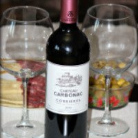 Вино красное сухое Calvet Chateau Carbonac Corbieres