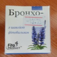 Фитобальзам Fito Product "Бронхо-микс" с шалфеем