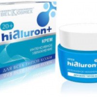 Крем BelKosmex Hialuron+ Интенсивное увлажнение 20+ для всех типов кожи