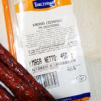 Колбаски Tarczynski "Kabanos Klasyczny" с чесноком