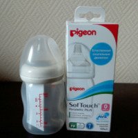 Бутылочка для кормления Pigeon Sof Touch Peristaltic Plus 0+