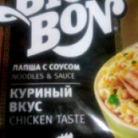 Лапша быстрого приготовления BigBonс соусом Noodles & Sauce "Куриный вкус"