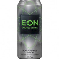Напиток безалкогольный тонизирующий энергетический газированный E-ON "Black Power" 2.0