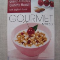 Мюсли Bruggen Gourmet миндально-вишневые с йогуртовым драже