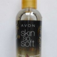 Спрей для тела AVON Skin So Soft GoldenBliss "Сухое масло андиробы"