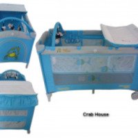 Кровать-манеж Capella C2 Crab House