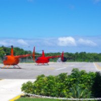 Полет на вертолете над городом Баваро (Доминикана, Пунта-Кана)