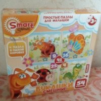 Простые пазлы для малышей Smart games "Смешные букашки"