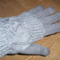 Вязаные женские перчатки Корона gloves