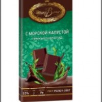 Темный шоколад с морской капустой ШикоВлад