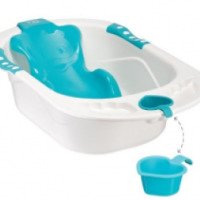Детская ванна с анатомической горкой Happy Baby Bath comfort