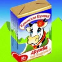 Сыр плавленый ломтевой Крымская коровка "Дружба"