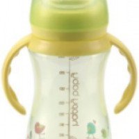 Бутылочка для кормления Happy Baby Drink Up с ручками, ершиком и 2 сосками