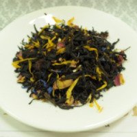 Черный ароматизированный чай Teahouse "Персиковый фламбе"