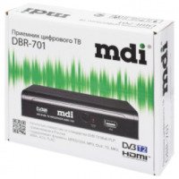 Цифровой эфирный ресивер MDI DBR-701 DVB-T2