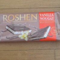Молочный шоколад Roshen с ванильной нугой