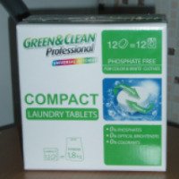 Бесфосфатные таблетки для стирки Green&Clean Professional