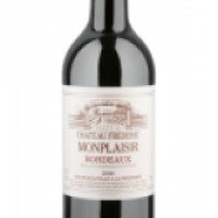 Вино красное сухое Producta Vignobles "Chateau Frederic Monplaisir" Bordeaux