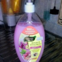 Жидкое мыло Organic Beauty "Горный пион и листья малины"