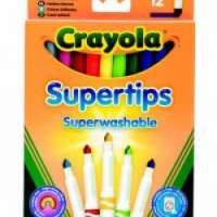 Набор тонких фломастеров Crayola Supertips