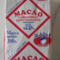 Масло сливочное Шарья Молоко "Крестьянское" 72, 5%