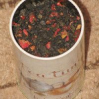 Зеленый ароматизированный чай Османтус с годжи