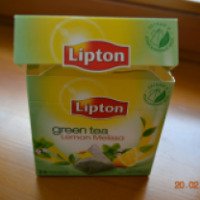 Чай зеленый Lipton Lemon Melissa в пирамидках
