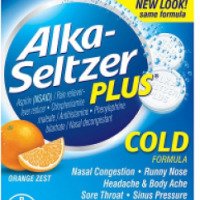 Препарат Bayer Alka-Seltzer Plus Cold Formula от простуды