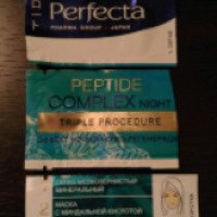 Маска для лица Perfecta "Peptide complex night triple procedure"