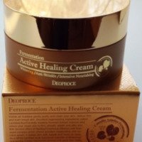 Крем питательный для лица против морщин Deoproce Fermentation Active Healing Cream