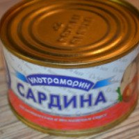 Консервы рыбные Ультрамарин "Сардина атлантическая в томатном соусе"