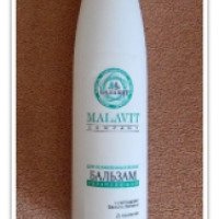 Укрепляющий бальзам для ослабленных волос Малавит с пептидами белого люпина