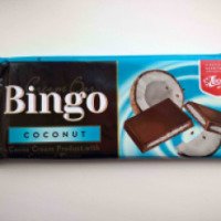Шоколад Leona Cream Bar Bingo Coconut