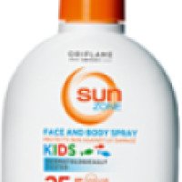 Детское цветное солнцезащитное молочко-спрей Oriflame Sun Zone со средней степенью защиты SPF 25