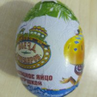 Шоколадное яйцо с игрушкой МАК-Иваново "Поезд динозавров"