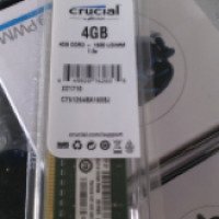 Оперативная память Crucial DDR3 4GB 1600
