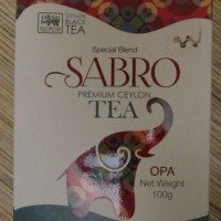 Чай черный цейлонский крупнолистовой SABRO OPA