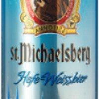Пиво светлое пшеничное нефильтрованное St. Michaelsberg Hefe-Weissbier