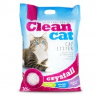 Наполнитель для кошачьего туалета Clean cat силикагель